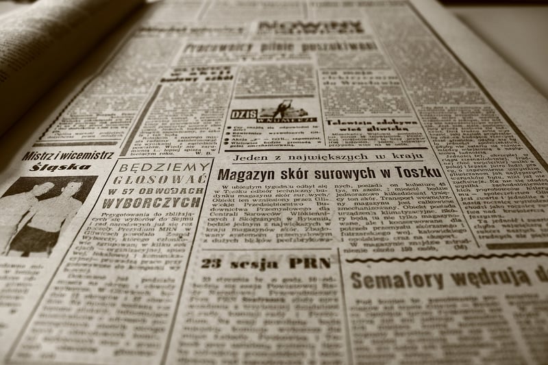 Newspaper Coasters